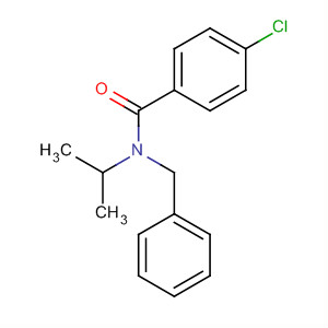 Benzamide, 4-chloro-N-(1-methylethyl)-N-(phenylmethyl)-
