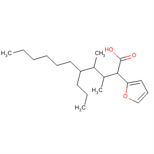 2-Furanundecanoic acid, 3,4-dimethyl-5-propyl- molecular structure