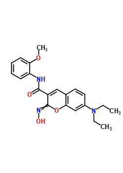 7-(diethylamino)-2-(hydroxyimino)-N-(2-methoxyphenyl)-2H-chromene-3-carboxamide