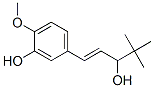 5-(3-Hydroxy-4,4-dimethyl-1-pentenyl)-2-methoxyphenol molecular structure