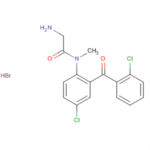 Acetamide, 2-amino-N-[4-chloro-2-(2-chlorobenzoyl)phenyl]-N-methyl-,monohydrobromide