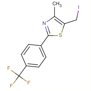 Thiazole, 5-(iodomethyl)-4-methyl-2-[4-(trifluoromethyl)phenyl]-