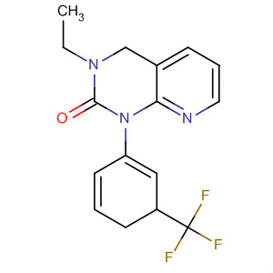 Pyrido[2,3-d]pyrimidin-2(1H)-one,3-ethyl-3,4-dihydro-1-[3-(trifluoromethyl)phenyl]- molecular structure