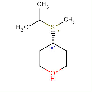 2H-Thiopyranium, tetrahydro-1-methyl-4-(1-methylethyl)-, cis- molecular structure