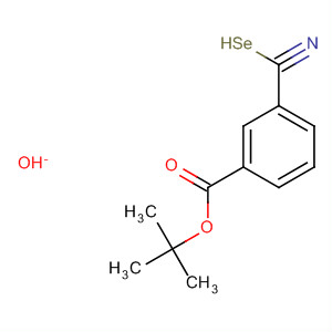 Benzoic acid, 3-selenocyanato-, 1,1-dimethylethyl ester molecular structure