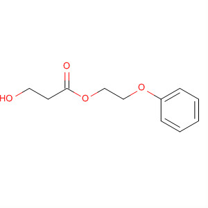 Propanoic acid, 3-hydroxy-, 2-phenoxyethyl ester molecular structure