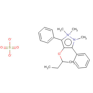 1H-Pyrazolium, 1,2-dimethyl-4-(1-methylpropoxy)-3,5-diphenyl-, methylsulfate
