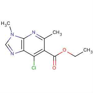 3H-Imidazo[4,5-b]pyridine-6-carboxylic acid, 7-chloro-3,5-dimethyl-,ethyl ester