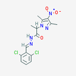 1H-PYRAZOLE-1-ACETIC ACID,A,3,5-TRIMETHYL-4-NITRO-,[(2,6-DICHLOROPHENYL)METHYLENE]HYDRAZIDE