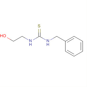 Thiourea, N-(2-hydroxyethyl)-N'-(phenylmethyl)- molecular structure
