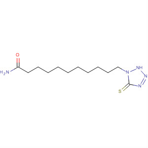 1H-Tetrazole-1-undecanamide, 2,5-dihydro-5-thioxo- molecular structure