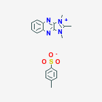 1,2,3-trimethyl-1H-imidazo[4,5-b]quinoxalin-3-ium 4-methylbenzenesulfonate molecular structure
