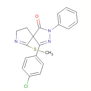 2,3,7-Triazaspiro[4.4]nona-3,6-dien-1-one,4-(4-chlorophenyl)-6-(methylthio)-2-phenyl-