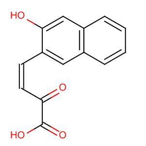 3-Butenoic acid, 4-(3-hydroxy-2-naphthalenyl)-2-oxo-, (3Z)- molecular structure