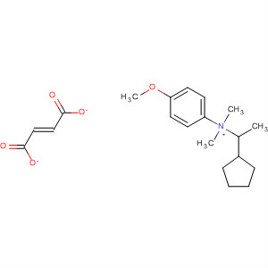 Cyclopentaneethanamine, 1-(4-methoxyphenyl)-N,N-dimethyl-,(2E)-2-butenedioate (1:1) molecular structure