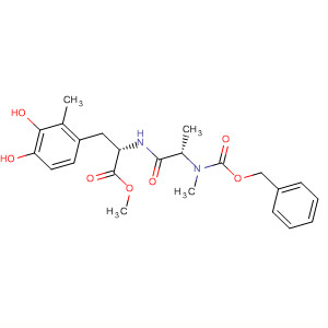 L-Tyrosine,3-hydroxy-a-methyl-N-[N-methyl-N-[(phenylmethoxy)carbonyl]-L-alanyl]-,methyl ester molecular structure