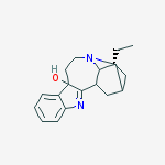 (4alpha,5xi,18xi)-10,16-didehydro-9,10-dihydroibogamin-9-ol molecular structure