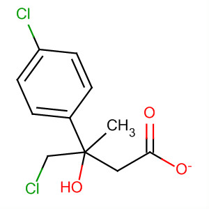 Benzenemethanol, 4-chloro-a-(chloromethyl)-a-methyl-, acetate molecular structure
