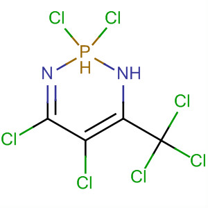 1,3,2-Diazaphosphorine,2,2,4,5-tetrachloro-2,2-dihydro-6-(trichloromethyl)- molecular structure