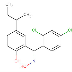 Methanone, (2,4-dichlorophenyl)[2-hydroxy-5-(1-methylpropyl)phenyl]-,oxime, (E)-