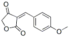 (3Z)-3-(4-Methoxybenzylidene)-2,4(3H,5H)-furandione molecular structure