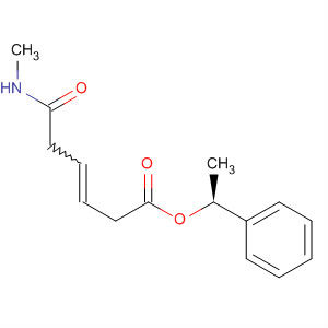 3-Hexenoic acid, 6-(methylamino)-6-oxo-, 1-phenylethyl ester, (S)-