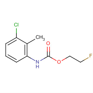 Carbamic acid, (3-chloro-2-methylphenyl)-, 2-fluoroethyl ester molecular structure