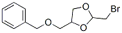 (E)-4-[(benzyloxy)methyl]-2-(bromomethyl)-1,3-dioxolane molecular structure