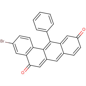 Benz[a]anthracene-7,12-dione, 2-bromo-5-phenyl- molecular structure