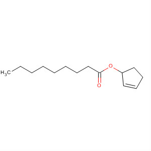 Nonanoic acid, 2-cyclopenten-1-yl ester molecular structure
