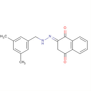 1,4-Naphthalenedione, mono[(3,5-dimethylphenyl)methylhydrazone],(E)- molecular structure