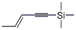 (2E)-5-(Trimethylsilyl)-2-pentene-4-yne molecular structure