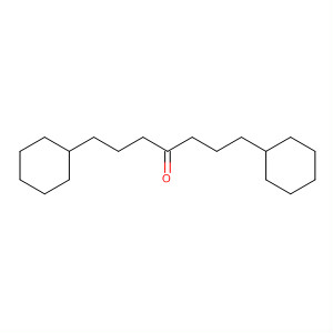 4-Heptanone, 1,7-dicyclohexyl- molecular structure