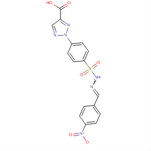 2H-1,2,3-Triazole-4-carboxylic acid,2-[4-[[[(4-nitrophenyl)methylene]hydrazino]sulfonyl]phenyl]-
