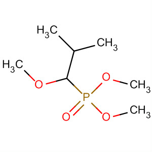 Phosphonic acid, (1-methoxy-2-methylpropyl)-, dimethyl ester molecular structure