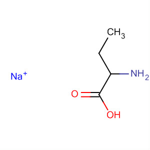 Butanoic acid, 2-amino-, monosodium salt molecular structure