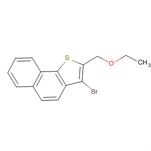 Naphtho[1,2-b]thiophene, 3-bromo-2-(ethoxymethyl)- molecular structure