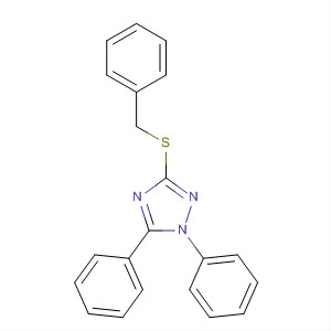 1H-1,2,4-Triazole, 1,5-diphenyl-3-[(phenylmethyl)thio]-
