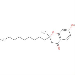 4H-1-Benzopyran-4-one, 2,3-dihydro-7-hydroxy-2-methyl-2-nonyl- molecular structure