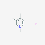 1,3,4-Trimethyl-pyridinium; iodide molecular structure