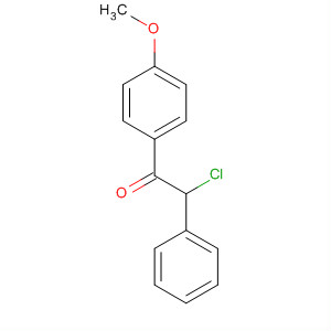 Ethanone, 2-chloro-1-(4-methoxyphenyl)-2-phenyl- molecular structure