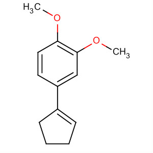 Benzene, 4-(cyclopentenyl)-1,2-dimethoxy- molecular structure