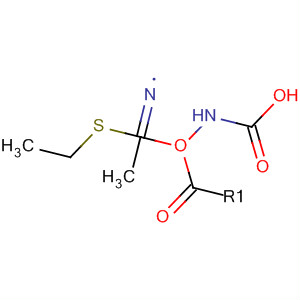 Carbamic acid, [(ethylthio)iminomethyl]-, methyl ester molecular structure