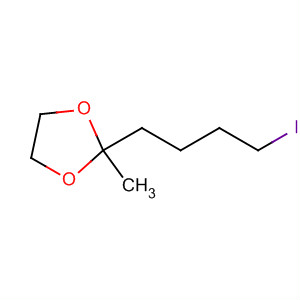 1,3-Dioxolane, 2-(4-iodobutyl)-2-methyl- molecular structure