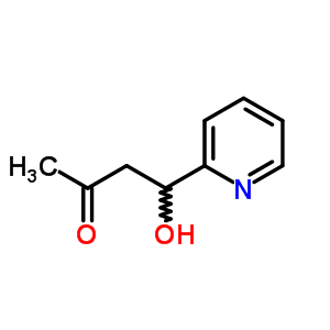 2-butanone, 4-hydroxy-4-(2-pyridinyl)- molecular structure