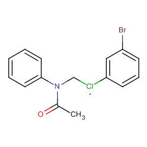 Acetamide, N-[(3-bromophenyl)chloromethyl]-N-phenyl- molecular structure