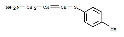(2E)-N,N-Dimethyl-3-[(4-methylphenyl)sulfanyl]prop-2-en-1-amine molecular structure