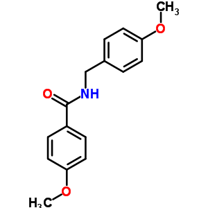4-methoxy-N-(4-methoxybenzyl)benzamide molecular structure