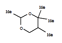 2,4,4,5-tetramethyl-1,3-dioxane molecular structure
