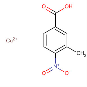 Benzoic acid, 3-methyl-4-nitro-, copper(2+) salt molecular structure